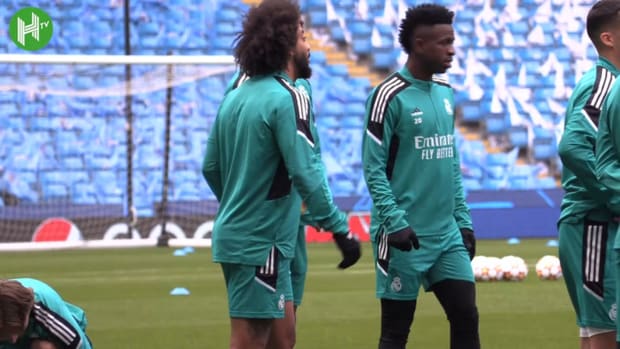 Real Madrid’s last training before first leg vs Man City